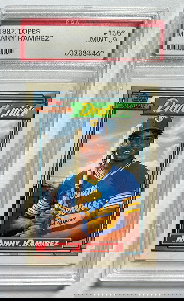 1992 Topps Manny Ramirez PSA 9 #156