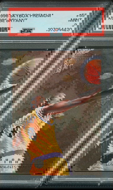 1996 Skybox Premium #55 Kobe Bryant PSA 9 Rookie