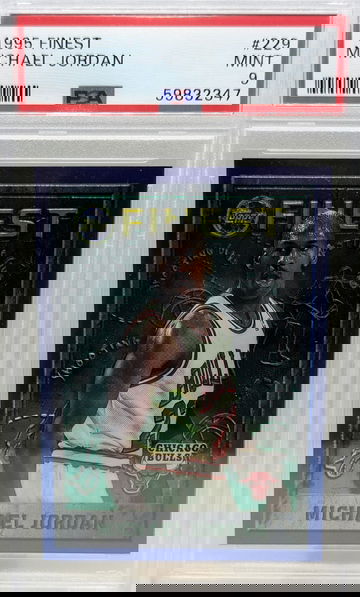 1995 Topps Finest Michael Jordan #229 PSA 9