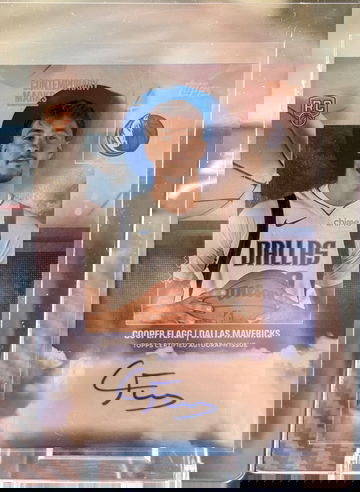 2025 Topps Cooper Flagg Contemporary Marks Rookie Foil RC Auto