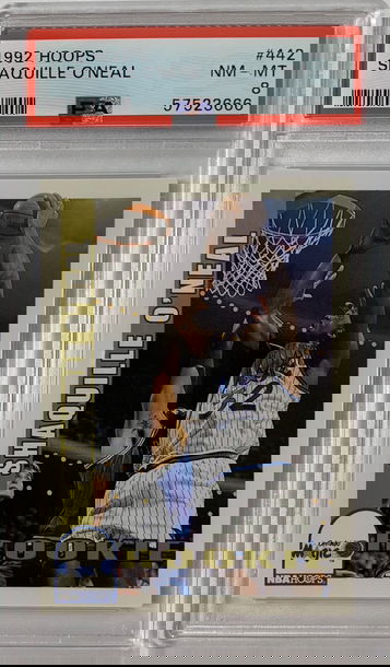 1992 Hoops Shaquille O'Neal PSA 8 NM-MT #442