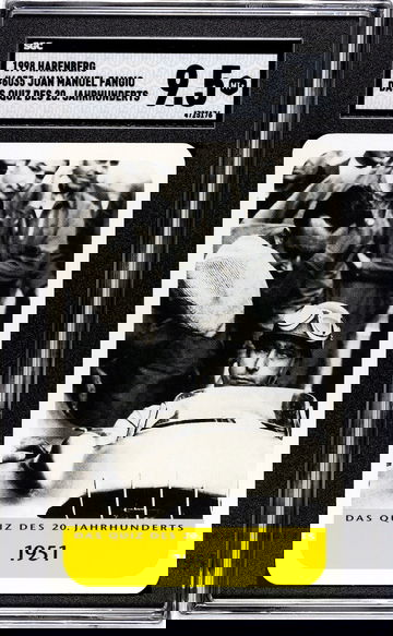 1998 Harenberg Jahrhunderts Juan Manuel Fangio Formula 1 F1 Ferrari  SGC 9.5 POP 2