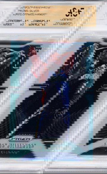 2019-20 Prizm Silver Zion Williamson BGS 9.5 True Gem