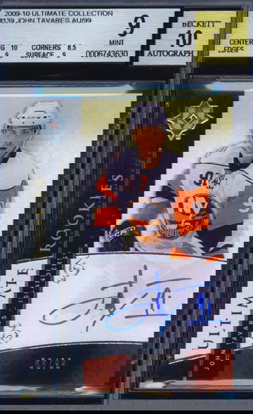 2009-10 Ultimate Collection #139 John Tavares Auto Rookie /99