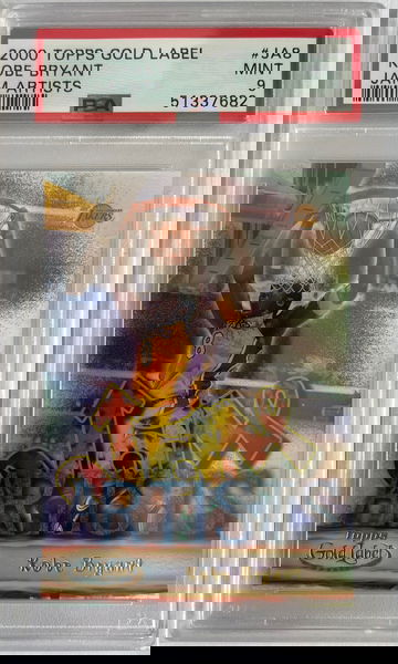 2000 Topps Gold Label Kobe Bryant Jam Artists PSA 9