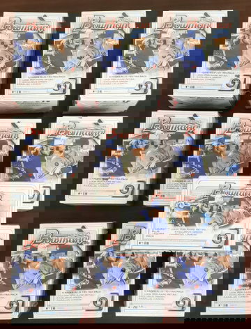 2020 bowman blaster box lot of 10 sealed 