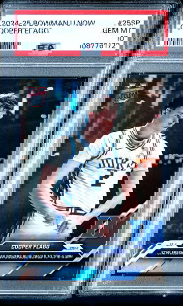 2024-25 BOWMAN U NOW COOPER FLAGG #25SP RC ROOKIE SSP PSA 10