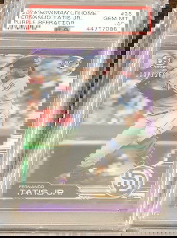 Fernando Tatis Jr Purple Refractor /250