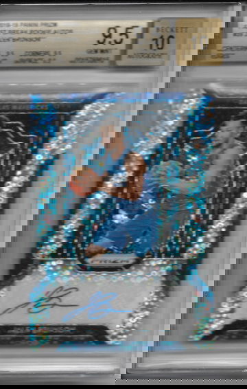 2018 Prizm Jalen Brunson Fast Break Rookie Auto #39 BGS 9.5 True Gem +