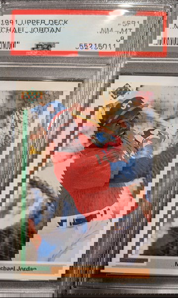 1991 Upper Deck Michael Jordan #SP1, PSA 8