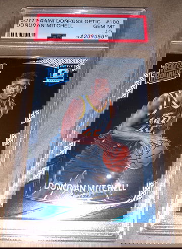 2017 2018 Donruss Optic Donovan Mitchell ROOKIE CARD RC PSA 10