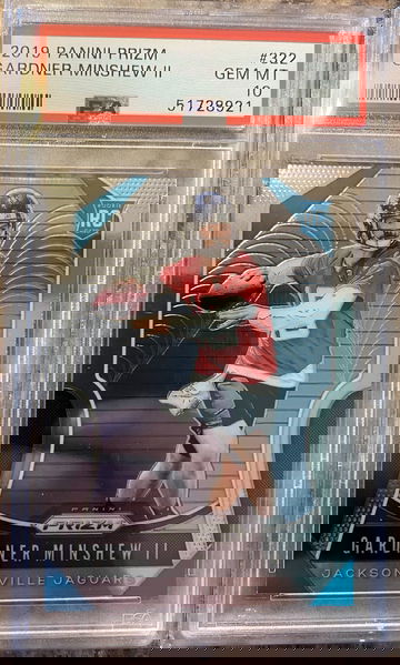 2019 Prizm Gardner Minshew Rookie Card PSA 10