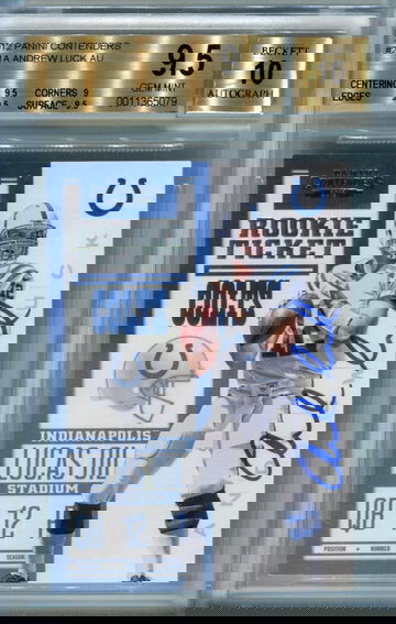 2012 Panini Contenders Andrew Luck BGS 9.5 auto 10