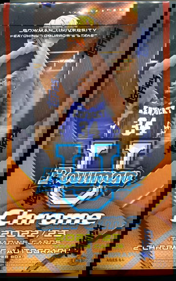2022/23 Bowman University Chrome Hobby Box