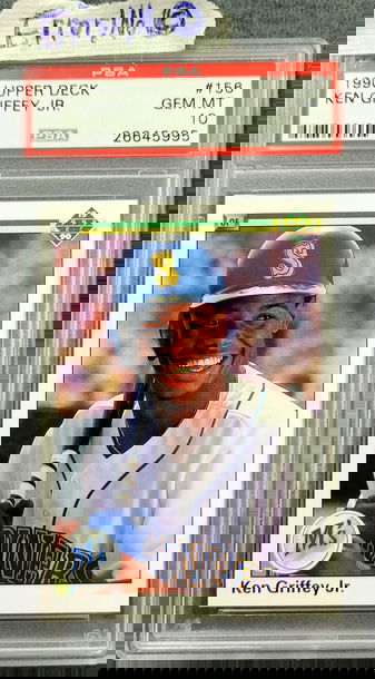 Ken Griffey Jr. ERROR NO COPYRIGHT 1990 Upper Deck PSA 10 Gem Mislabeled