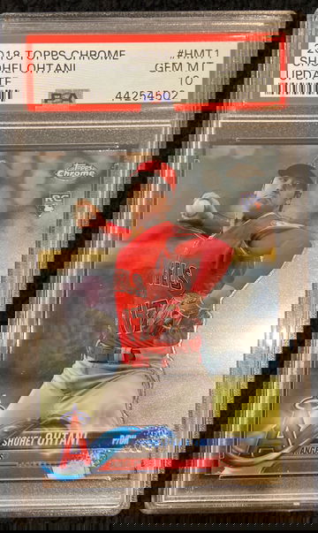 2018 Topps Chrome Update Shohei Ohtani HMT1 PSA10