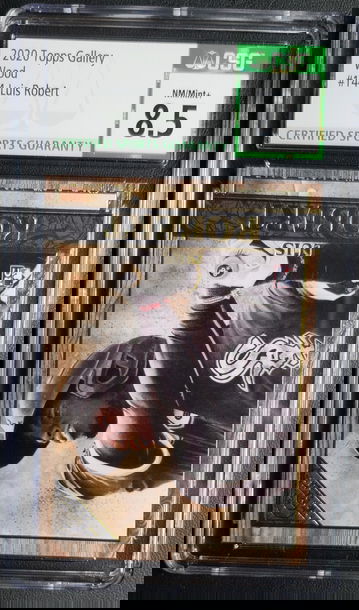 2020 Topps Gallery Wood #144 Luis Robert RC CSG 8.5 NM-MT+