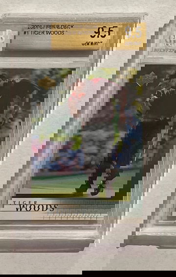 Tiger Woods 2001 Upper Deck #1 BGS 9.5 Gem Mint