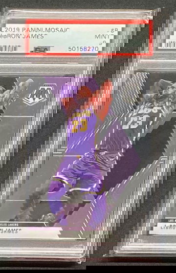 2019-20 Mosaic LeBron James 8 PSA 9 Mint