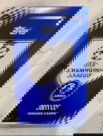 2021-22 Topps UEFA Champions League 1st Edition Soccer Hobby Box