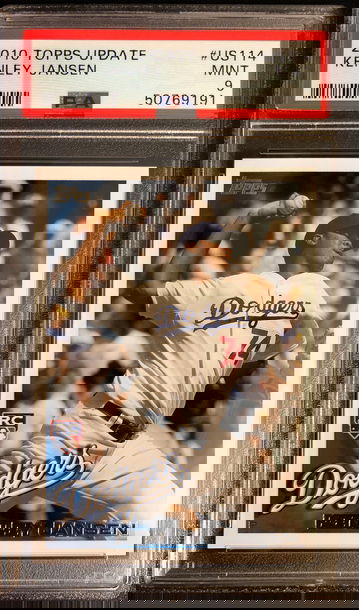 2010 Topps Update US114 Kenley Jansen RC Rookie PSA 9 Mint