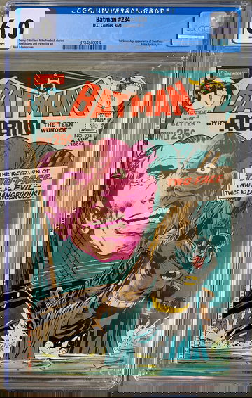 Batman #234 (1971) CGC 6.0 -- White pgs; 1st SA Two-Face; Neal Adams cover