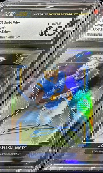 2021 Panini Prizm Auto Josh Palmer RC Auto 8