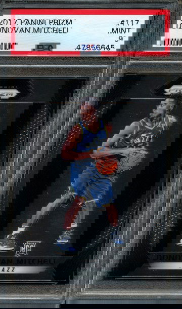 2017 Panini Prizm Donovan Mitchell PSA 9