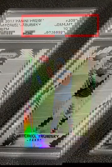 2017 Prizm Silver Mitchell Trubisky PSA 10 Gem Mint 