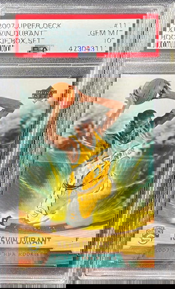 2007 Upper Deck 11 Rookie Box Set Kevin Durant PSA 10