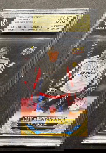 2025-25 Upper Deck UD Canvas C3 Alex Ovechkin BGS 9.5 Gem Mint