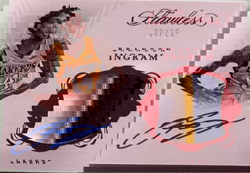 2017-18 Panini Flawless - Flawless Patch Autographs Ruby #FP-BI Brandon Ingram /15