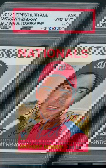 Anthony Rendon 2013 Topps Heritage ROA PSA 10