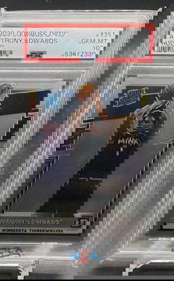 2020-21 Anthony Edwards Psa 10 Optic Holo