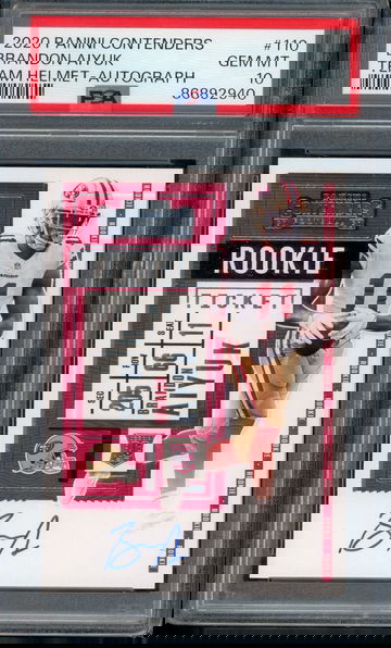 2020 Brandon Aiyuk Rookie Ticket Auto PSA 10 