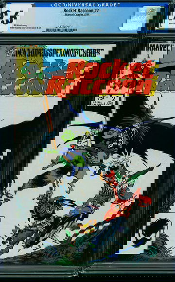 ROCKET RACCOON #2, CGC 9.6 NM+