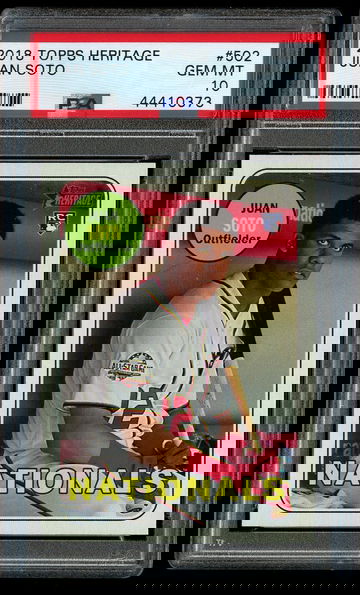 Juan Soto 2018 Topps Heritage High PSA 10 Gem Mint RC