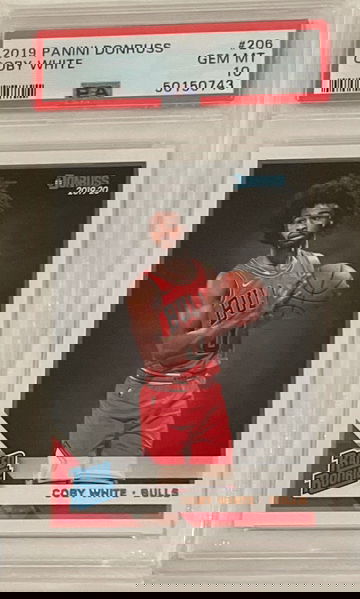 Coby White Donruss PSA 10