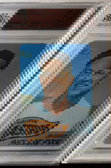 1965 Topps #485 Nellie Fox BVG 7.5 NEAR MINT +