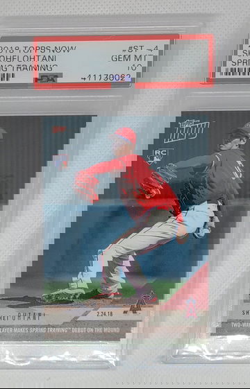 2018 Topps Now Shohei Ohtani RC ST-4 PSA 10 Gem Mint
