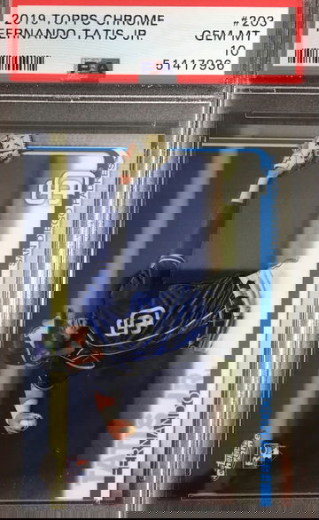 2019 Topps Chrome Fernando Tatis Jr #203 PSA 10 GEM MT