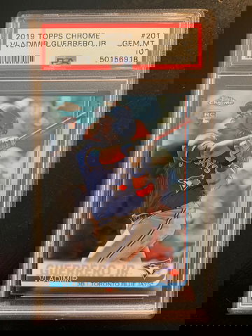 2019 Topps Chrome Vladimir Guerrero PSA10