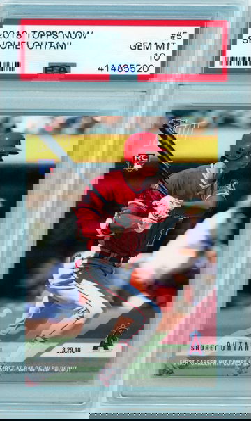 2018 Topps Now #5 Shohei Ohtani PSA 10 GEM MINT!