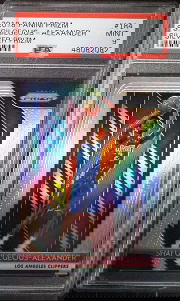 PSA 9 - 2018 PRIZM SHAI GILGEOUS-ALEXANDER RC #184 SILVER PRIZM