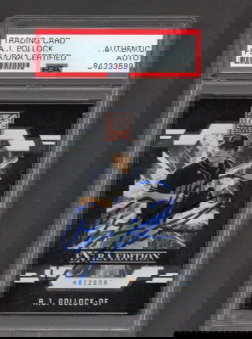 AJ Pollock Signed Autographed 2009 Elite Extra Edition #17 PSA DNA COA RC