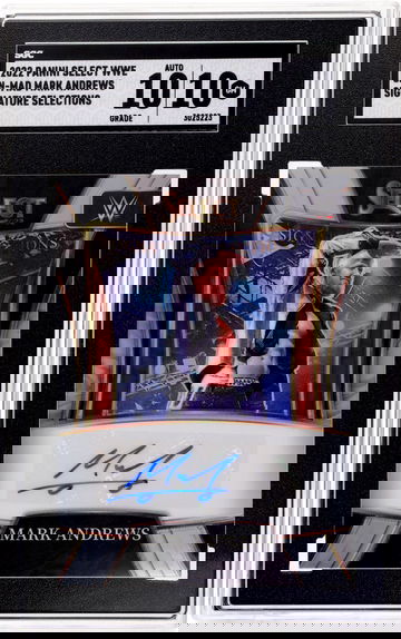 2022 Panini Select Wwe #SN-MAD Mark Andrews Sig. Selections SGC 10