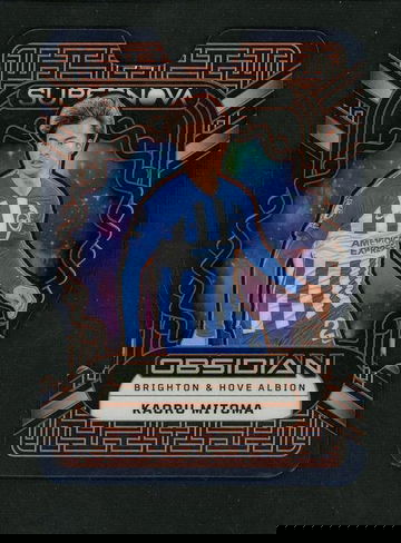 2023-24 Panini Obsidian Supernova Kaoru Mitoma #4 Die-Cut /99