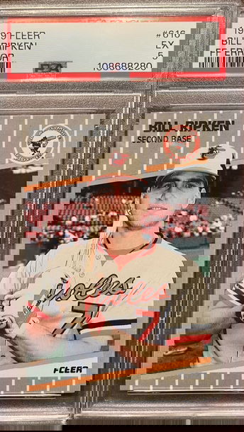 1989 Fleer Bill Ripken FF Error #616 PSA 5