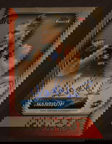 2024 Topps Finest UFC Rookie Finest Autographs Kayla Harrison #RFA-KH