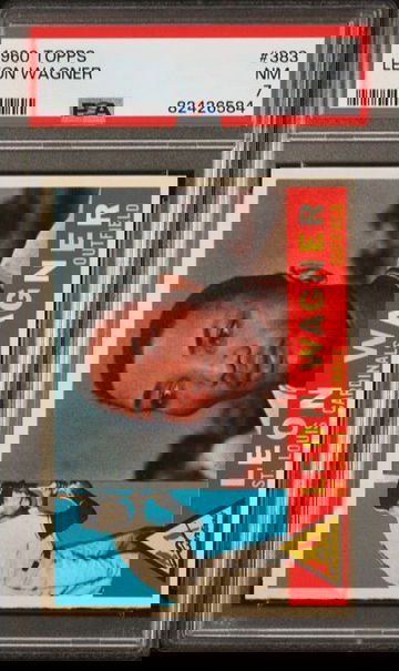 1960 Topps Leon Wagner #383 PSA 7 [BL-1B.36]